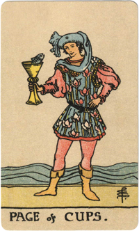 Page of Cups