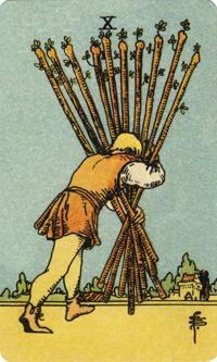 10 of Wands