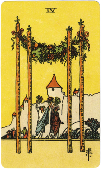 4 of Wands
