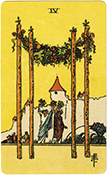 4 of Wands 4 of Wands